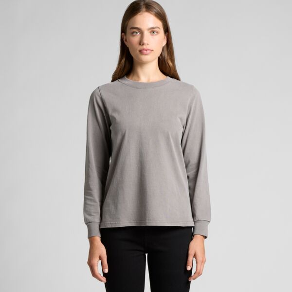 AS Colour - Wo's Heavy Faded L/S Tee Thumbnail